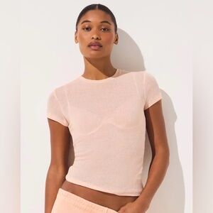 Skims threadbare rib free neck standard t-shirt